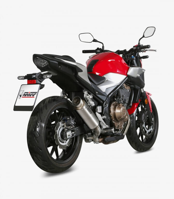 MIVV GP PRO Exhaust Titanium for Honda CB 500 F / X (19-25) H.075.L6P