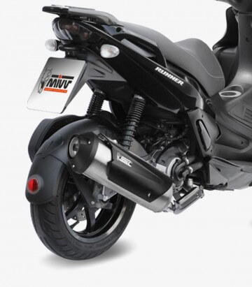 Escape MIVV Urban Acero para Aprilia SR Max 300 / Gilera Nexus 250/300 / Runner 125/200 / ST (06-16) C.GL.0007.B