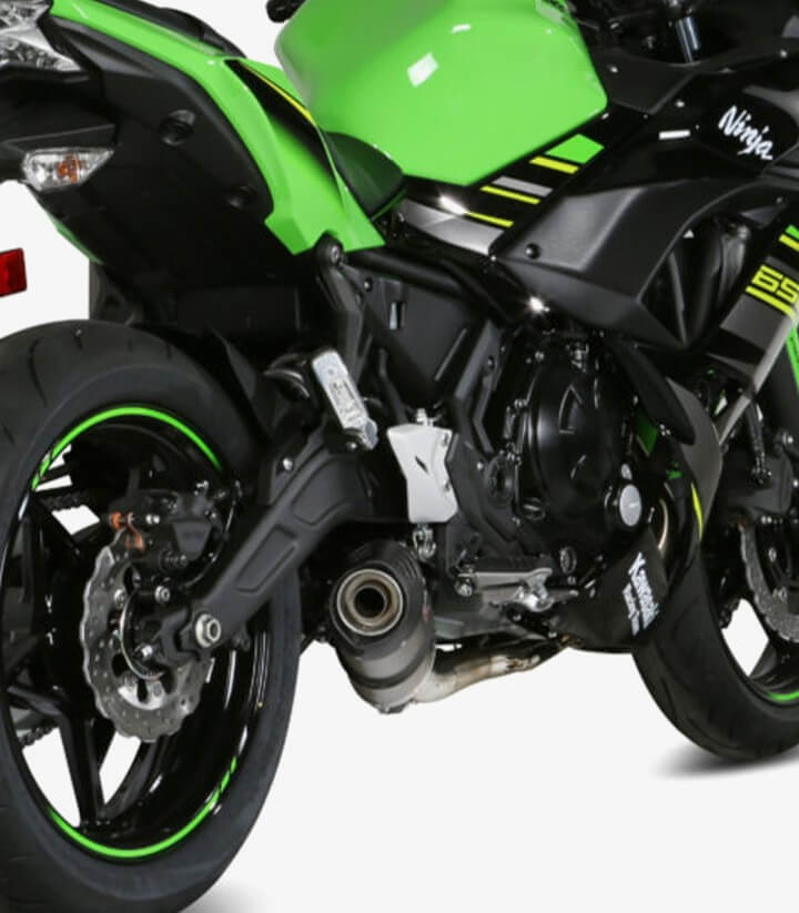 Escape MIVV Oval Titanio para Kawasaki Ninja 650 / Z650 / Vulcan S (17-23) K.044.L4C 