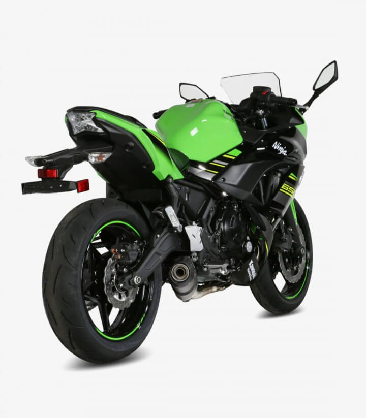 Escape MIVV Oval Titanio para Kawasaki Ninja 650 / Z650 / Vulcan S (17-23) K.044.L4C 
