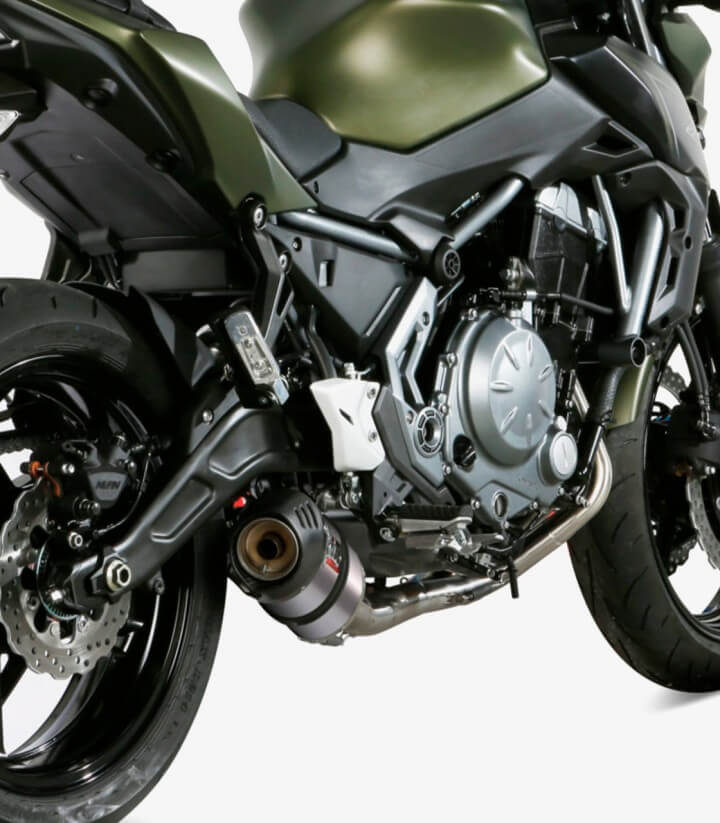 Escape MIVV Oval Titanio para Kawasaki Ninja 650 / Z650 / Vulcan S (17-23) K.044.L4C 