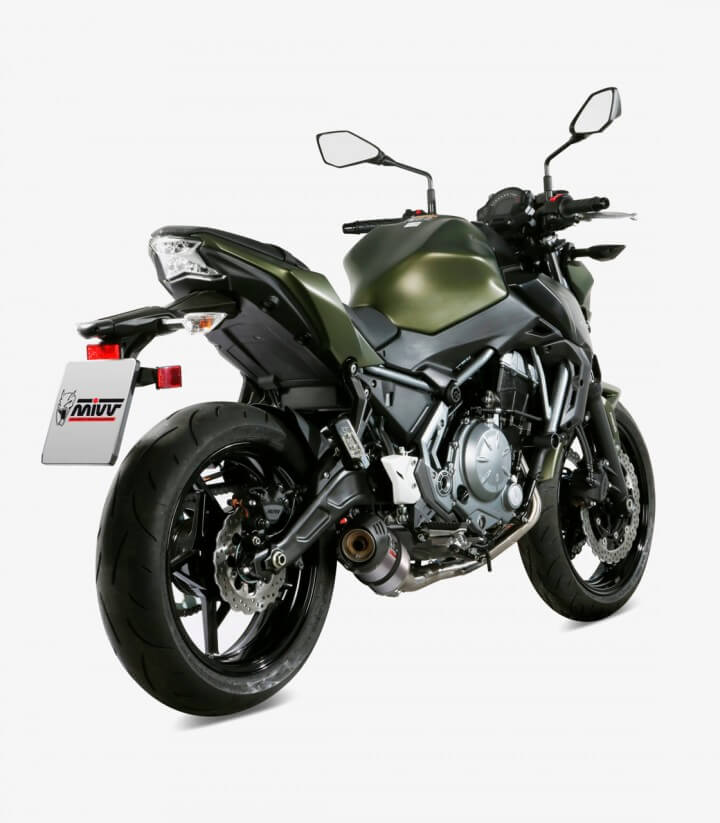 Escape MIVV Oval Titanio para Kawasaki Ninja 650 / Z650 / Vulcan S (17-23) K.044.L4C 