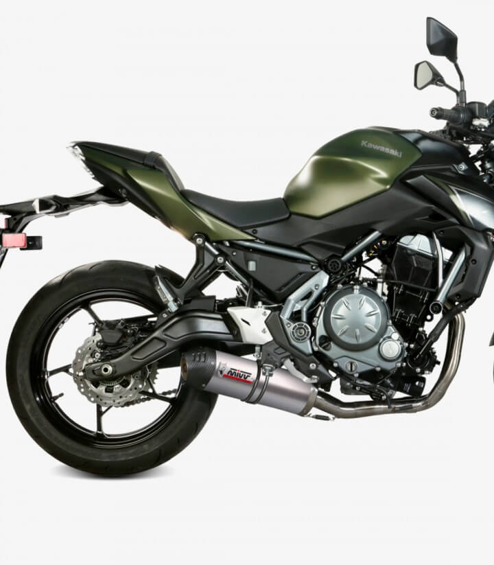 Escape MIVV Oval Titanio para Kawasaki Ninja 650 / Z650 / Vulcan S (17-23) K.044.L4C 