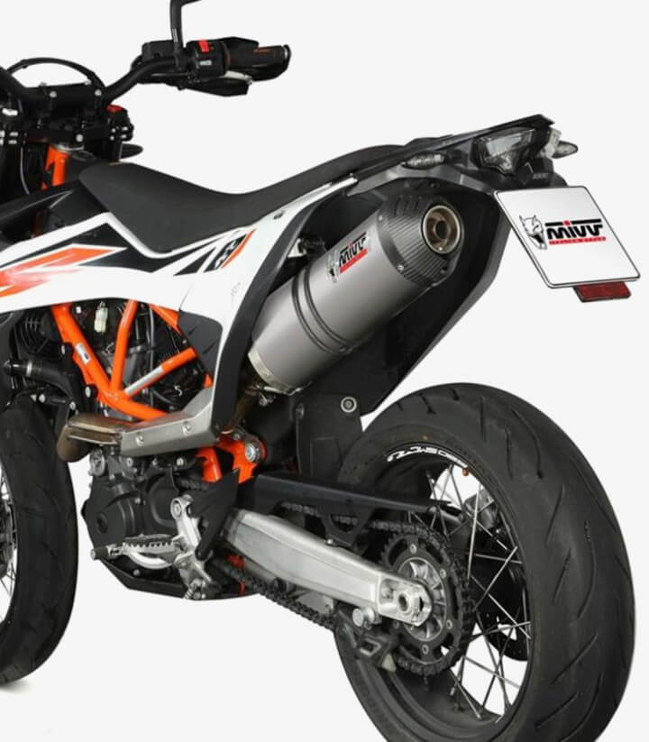 MIVV Oval Exhaust Titanium for KTM 690 Enduro R / SMC R (19-24) KT.023.LNC