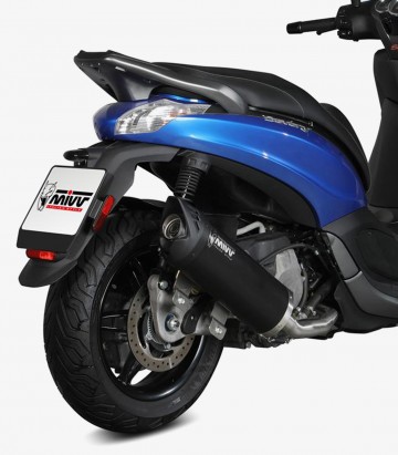 Escape MIVV Mover Barnizado Negro para Piaggio Beverly 350 (17-21) MV.PG.0003.LV