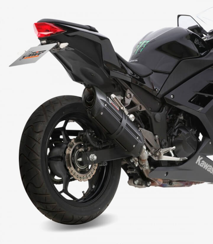 Escape MIVV Suono Negro para Kawasaki Ninja / Z 300 (13-16) K.038.L9