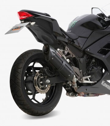 MIVV Suono Exhaust Black for Kawasaki Ninja / Z 300 (13-16) K.038.L9