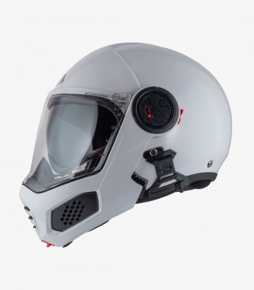 NZI Minimod Duo Pearl White Modular Helmet