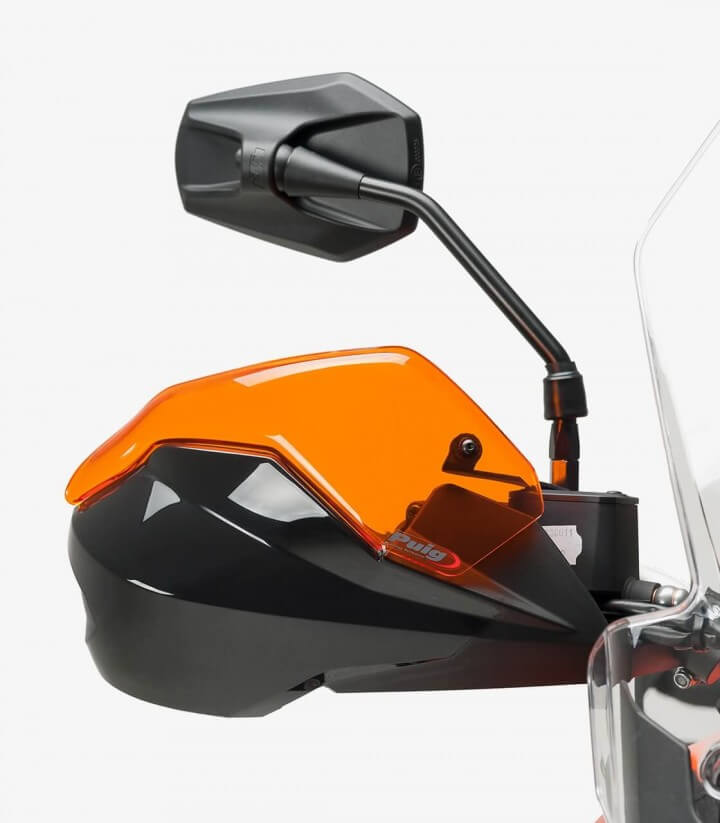 KTM 1050/1090/1190/1290 ADV, 690/790/1290 Duke, 990 Supermoto Puig Orange handguard extensors 9622T