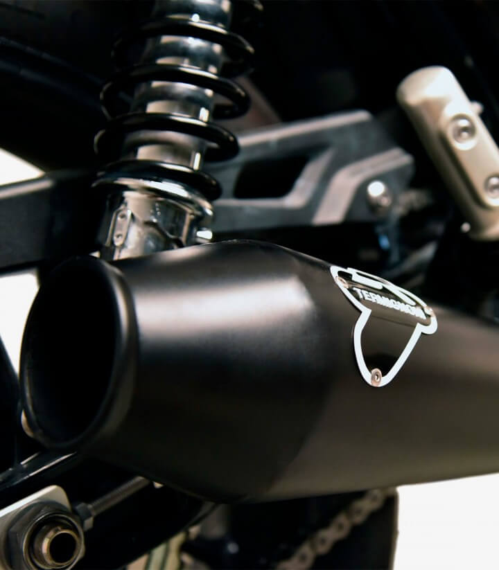 Termignoni Conical Exhaust stainless steel for Triumph Street Twin (16-21) T00909400BBX