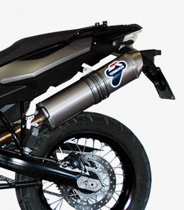 Escape Termignoni Oval acero inoxidable para BMW F 650/800 GS (09-16) BW01080INO