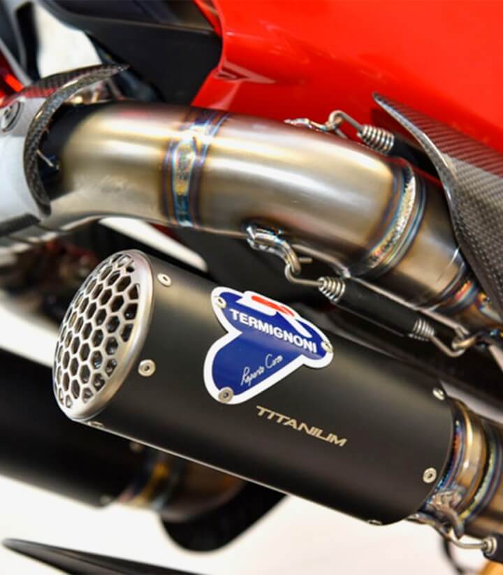 Termignoni SBK Exhaust titanium for Ducati Diavel / Streetfigher /  V4 / S (18-24) D20509400TTC