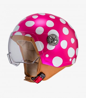 Casco Jet NZI Zeta 2 ARP Lunar Rosa Mate