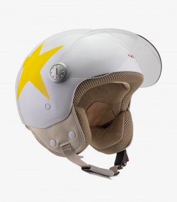 NZI Constellation Runway Ágatha Ruiz de La Prada Yellow Open Face Helmet