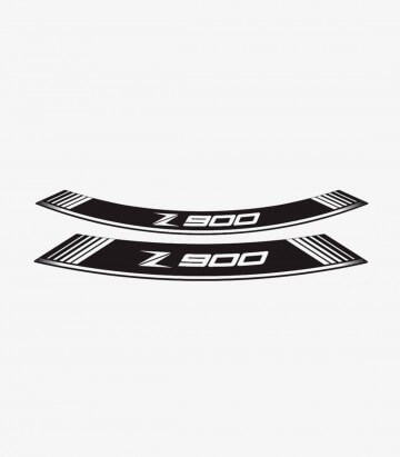 Tiras de llantas Kawasaki Z900 especiales de Puig color Blanco