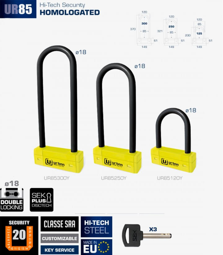 Urban UR85 U-lock