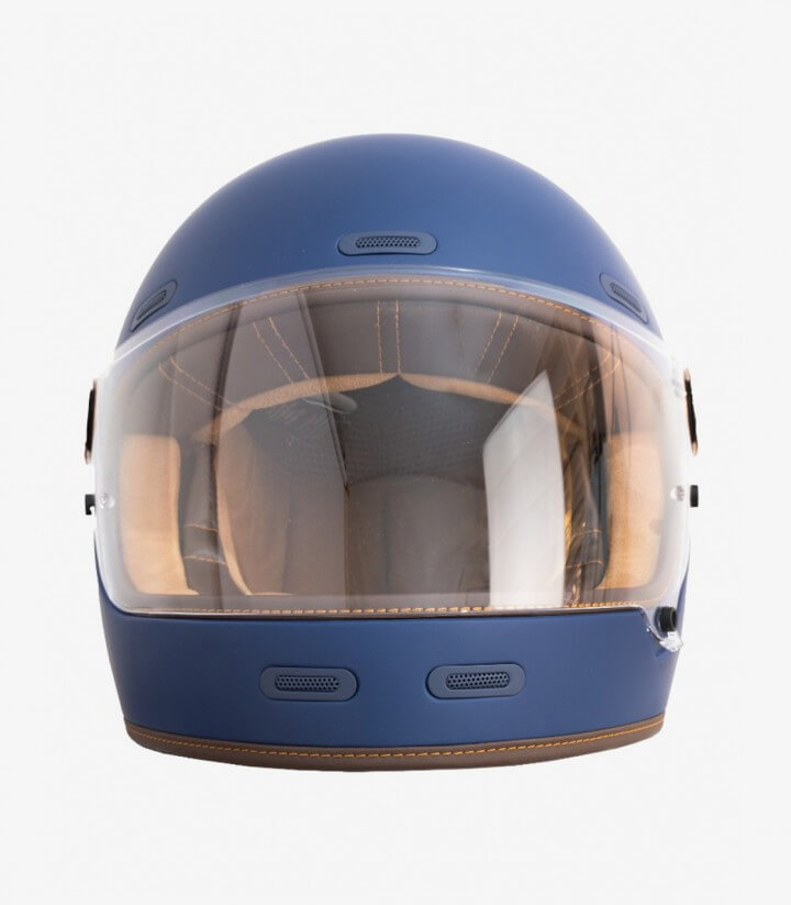 Casco Integral By City Roadster III Azul Mate