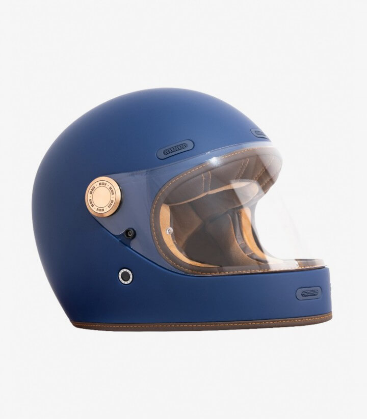 Casco Integral By City Roadster III Azul Mate