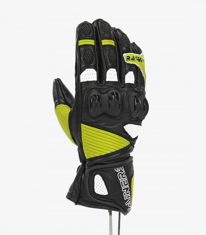 Rainers Game Racing Gloves Junior color Black & Fluor
