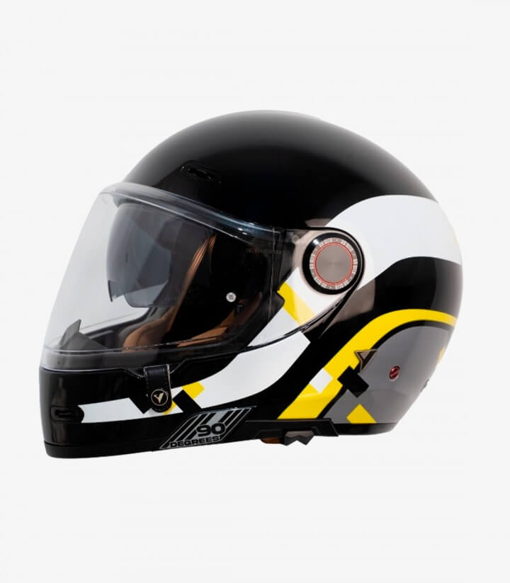 Casco Integral By City 90 Degrees Maniac Negro