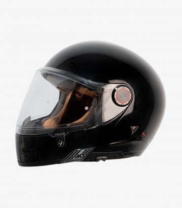 Casco Integral By City 90 Degrees Negro Brillante