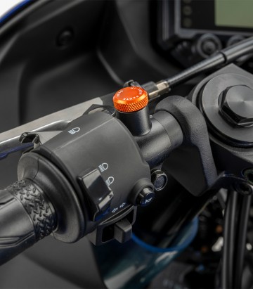 Puig Mirror Thread Cap Orange 21804T for several models of Honda, Husqvarna, Kawasaki, KOVE, Triumph y Yamaha