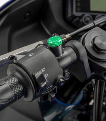 Puig Mirror Thread Cap Green 21804V for several models of Honda, Husqvarna, Kawasaki, KOVE, Triumph y Yamaha