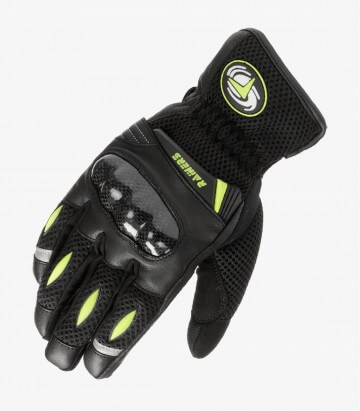 Guantes de verano unisex G-28 de Rainers en color negro y fluor G28F