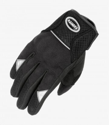 Guantes de verano unisex Sirocco de Rainers en color negro SIROCCON