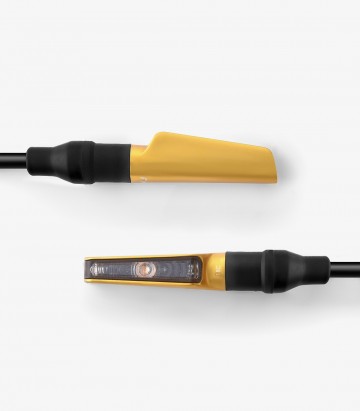 Intermitentes Rizoma Corsa (1 función) Dorados TS110G