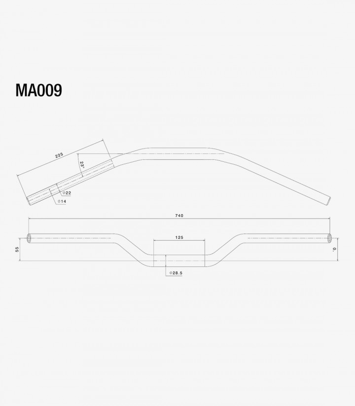 Rizoma Handlebar MA009R Red