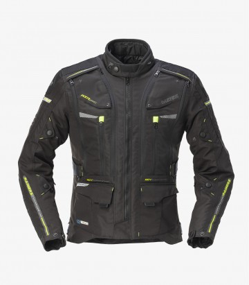 Chaqueta de Invierno unisex Trivor color negro y fluor de Rainers