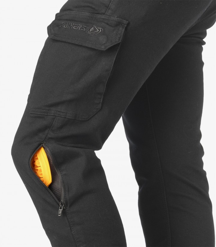 Zack Motorcycle Pants for man color Black from Rainers
