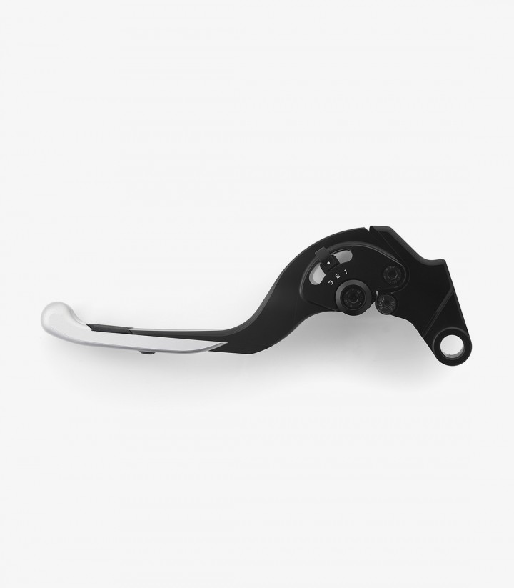 Maneta de Embrague Adjustable Plus Rizoma Varios modelos de Aprilia, Honda, Suzuki y Yamaha Plata LCX202A