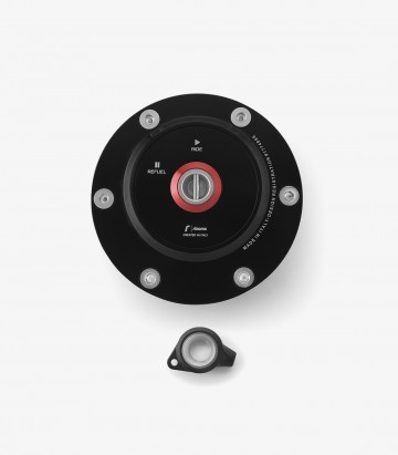 Tapón Depósito Street Negro Rizoma Aprilia RS 457 (24-25), RS 660 (21-25), Tuono 457 (25), Tuono 660 (21-25) TF085B