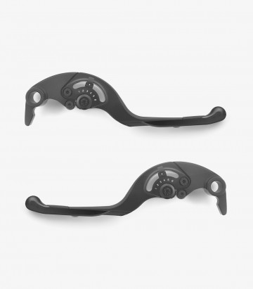 Rizoma Adjustable Plus Brake Levers Yamaha T-Max 530 / 560 (17-25) Black LBX208B