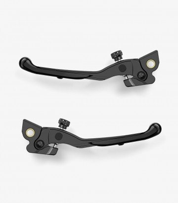 Manetas de Freno Adjustable Plus Rizoma Vespa GTS / GTS Super, GTV, Sei Giorni (15-25) Negro LBX152B