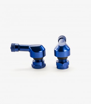 Puig Angled Valves Ø 8,3mm in Blue 8100A