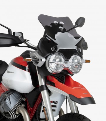 Moto Guzzi V85 STRADA (25-26), V85TT 850 / Travel (25-26) Puig Sport Dark Smoked Windshield 22432F