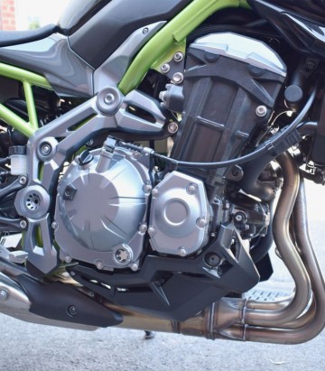 Puig Frame Caps Kawasaki Z900 (17-26) in Black 9777N