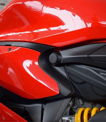 Tapones Chasis Puig Ducati 959 Panigale (16-19) en Negro 9631N