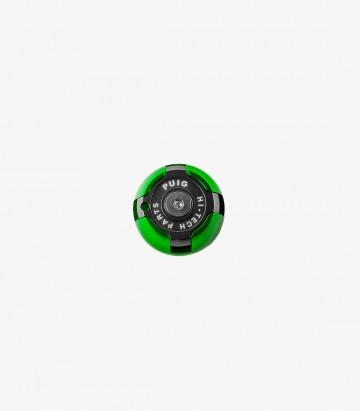 Tapón Cárter Hi-Tech Puig Verde 6781V para varios modelos de Honda, Triumph y Yamaha