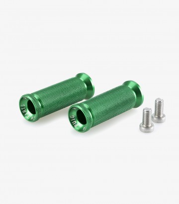 Puig Evolution Footpegs in Green 22600V