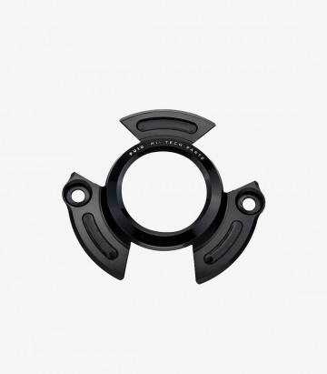 Puig Black Clutch Cover Yamaha T-MAX 530 / DX / SX (17-19), T-MAX 560 / Tech Max (20-26) 9855N