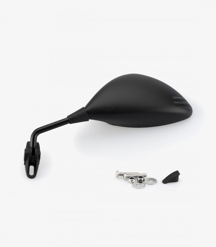 Puig Aileron Mirrors in Black M10x1.25 and M8 3580N+3581N