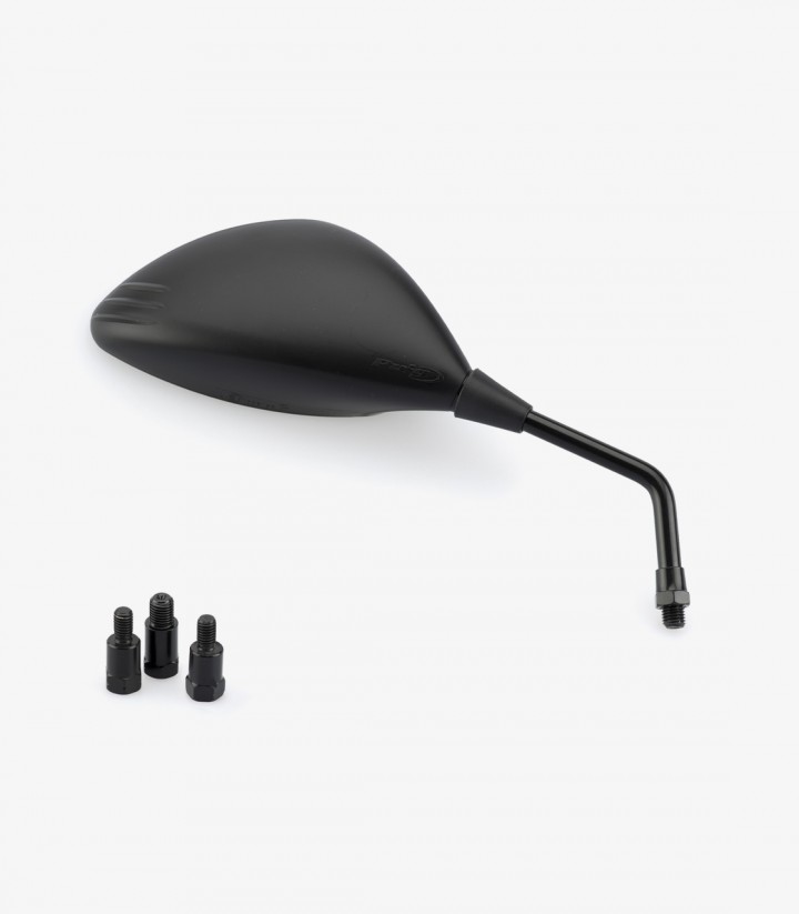 Puig Aileron Mirrors in Black M10x1.25 and M8 3574N+3575N