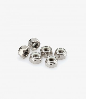 Blister 6 Tuercas Autoblocante M8 Plateado Puig 0832P
