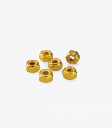 Blister 6 Tuercas Autoblocante M6 Amarillo Puig 0736G