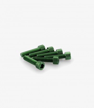 Blister 6 Tornillos Allen M6x25mm Verde Puig 0544V