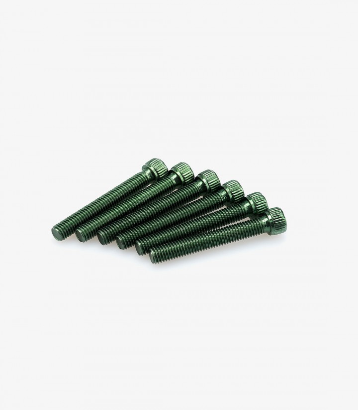 Blister 6 Tornillos Allen M8x55mm Verde Puig 0540V